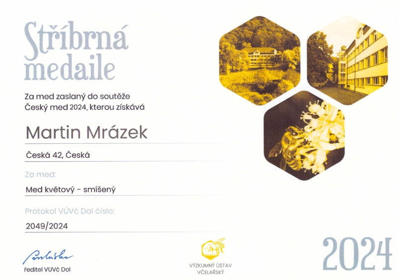 Martin Mrázek ocenění
